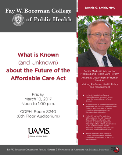 Dennis Smith March 2017 Public Health Seminar